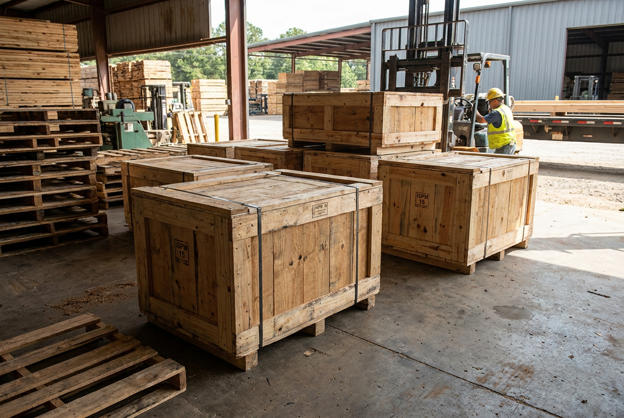 Industrial Boxes in Alabama | Custom Heavy-Duty Wood Packaging
